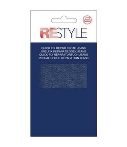 Restyle Reparatie doek  Jeans d.blauw opstrijkbaar