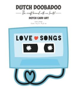 Dutch doobadoo Dutch Doobadoo Card-Art Love songs A5