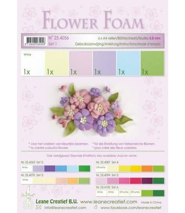 Leane Flower foam set 1