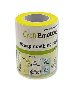 CraftEmotions CraftEmotions stempel maskeer tape 6 cm - 7,5 meter