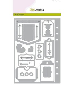 CraftEmotions Die - Planner essentials 1 Card A5