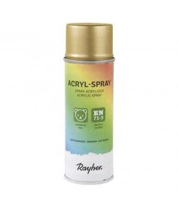 Rayher Acryl spray briljant goud