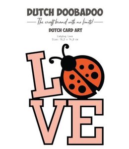 Dutch doobadoo Dutch doobadoo Cart-art Lieveheersbeestje & Love