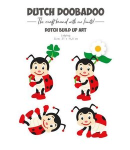 Dutch doobadoo Dutch Doobadoo Built up art Lieveheersbeestje A5