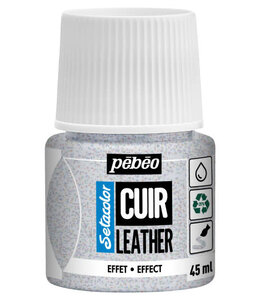 Pebeo Pebeo Leerverf 45ml Glitter iridescent