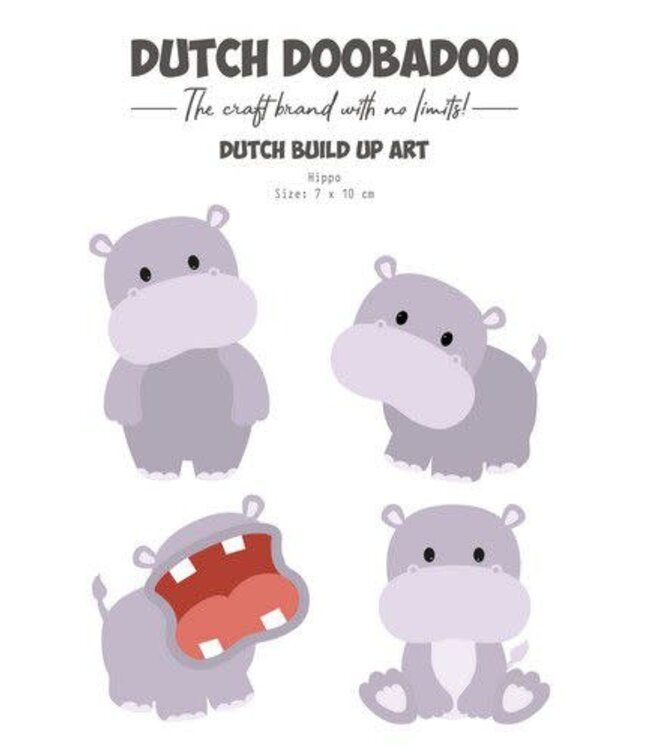 Dutch doobadoo Dutch Doobadoo Build Up Hippo A5