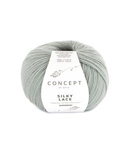 Katia Silky lace - Bruinachtig groen 187