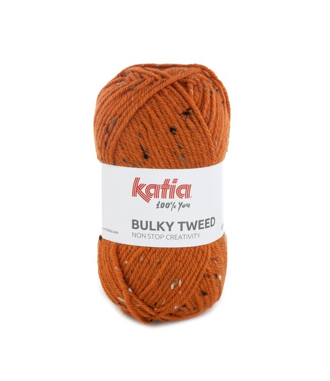 Katia Bulky tweed - Intens oranje 214