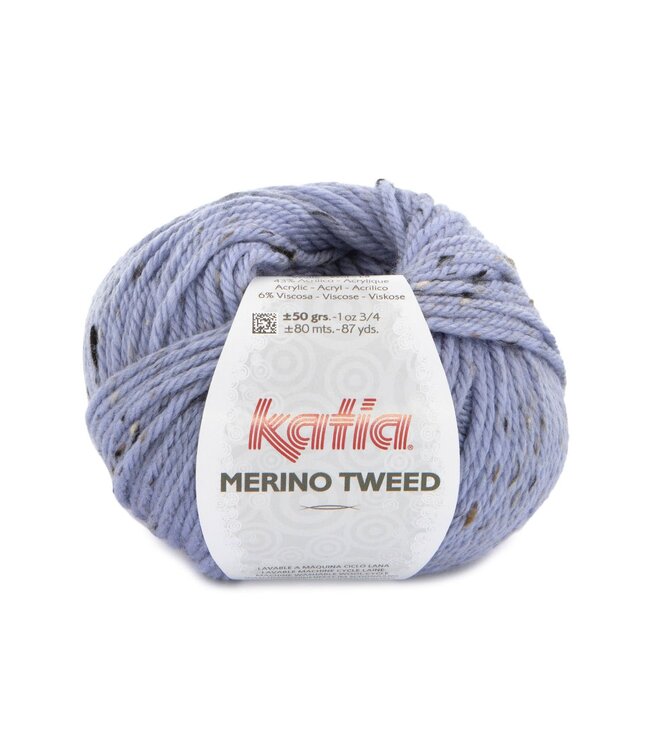 Katia Merino Tweed - Licht mauve 319