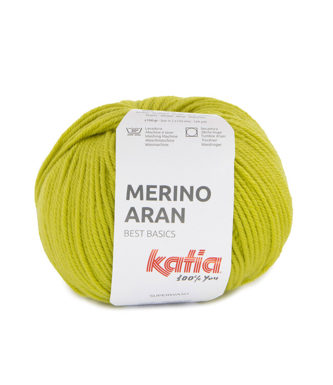 Katia Merino Aran - 100 Geelachtig groen