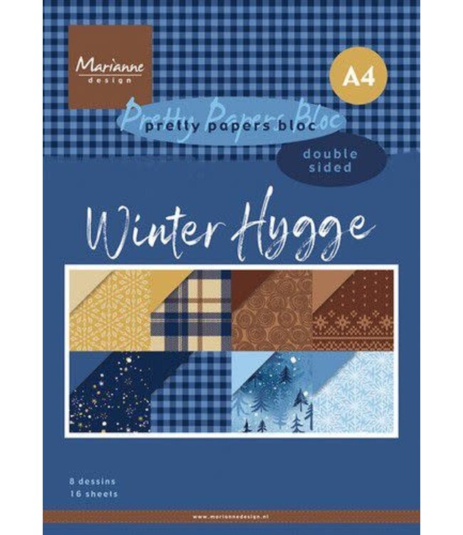 Marianne design Paperpad Winter Hygge