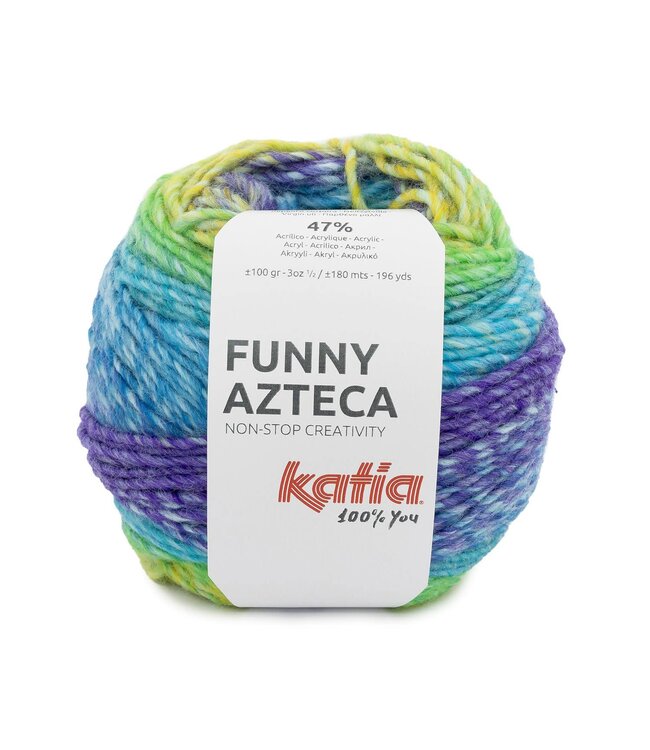 Katia Funny Azteca - Groen-Blauw 202