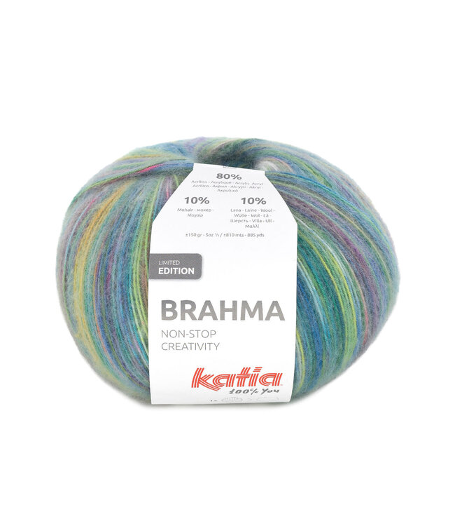 Katia Brahma - Groen-Blauw-Fuchsia 302