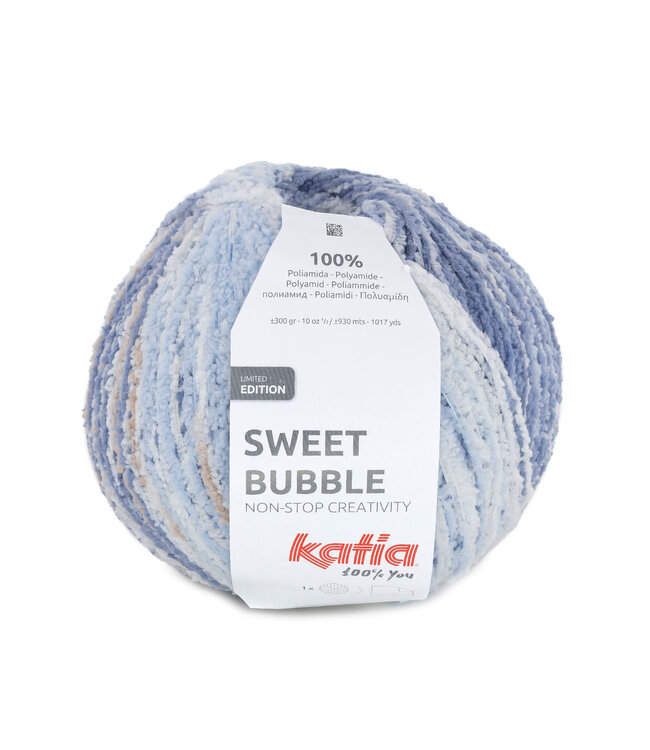 Katia Sweet Bubble 202 - Blauw-Beige