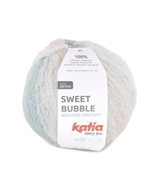 Katia Sweet Bubble 203 - Licht hemelsblauw-Groen