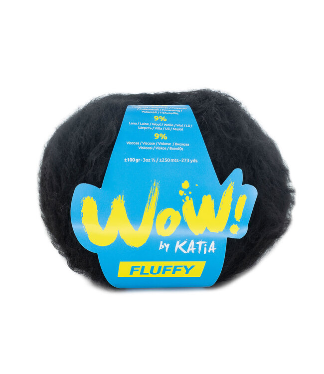 Katia WoW Fluffy 83 - Zwart