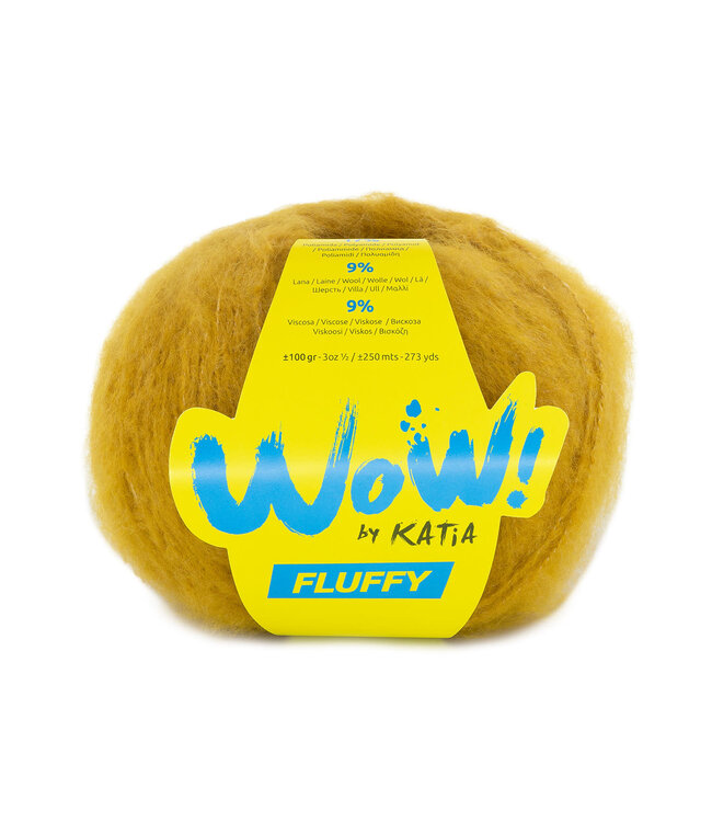 Katia WoW Fluffy 92 - Mosterd