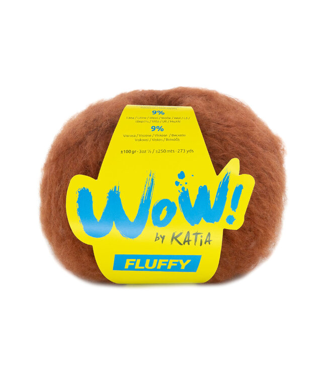 Katia WoW Fluffy 93 - Roest bruin