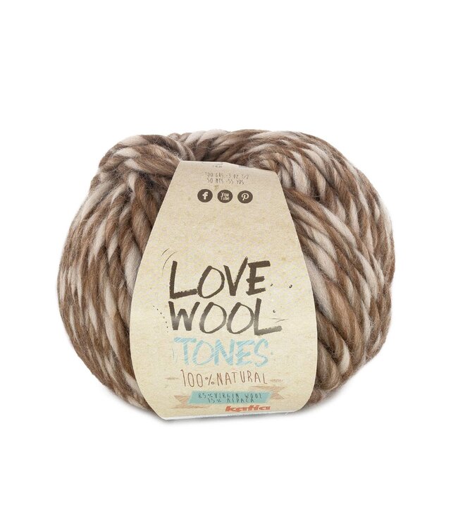 Katia Love wool tunes 201 - Bruin