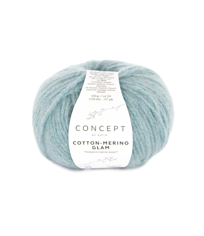 Katia Cotton-merino glam - Blauw  309