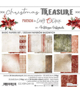 craft o clock Basic Papers 20x20 cm Christmas Treasure