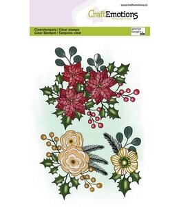 Clearstamps A6 - Bloemenboeketjes kerst GB (08-23)