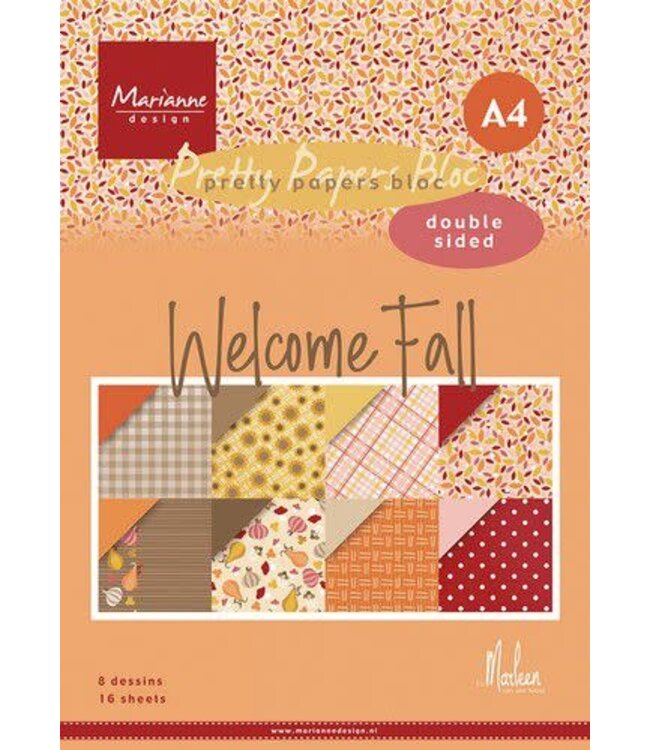 Paperpad Welcome Fall by Marleen
