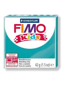 Fimo Fimo kids boetseerklei 42g turkoois 8030-39