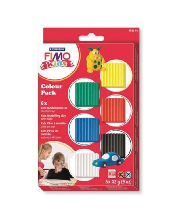 Fimo Fimo kids Colour pack basic (6 x 42g) 8032 01