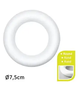 Styropor ring Ø7,5cm