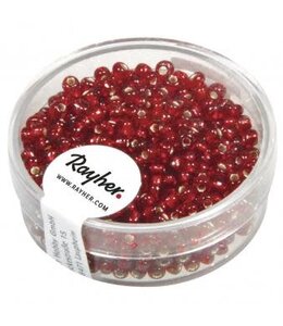 Borduurkralen 2.6mm rood