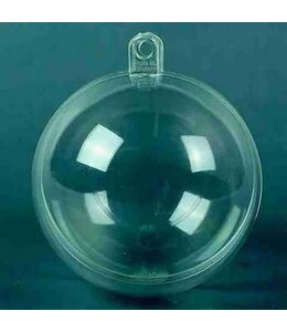 Plastic bal transparant 7 cm