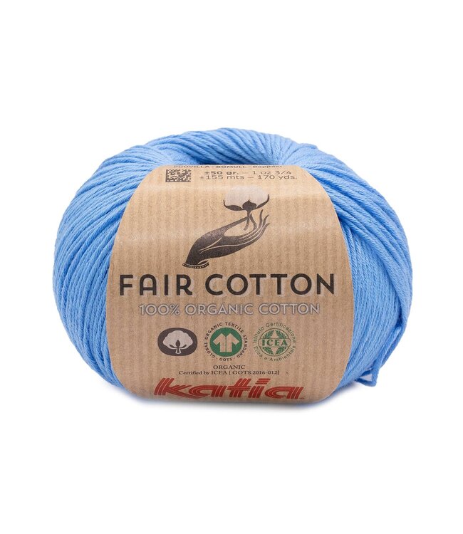 Katia Fair cotton - Blauw 56
