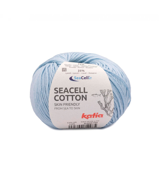 Katia Seacell cotton -  125 - Licht hemelsblauw