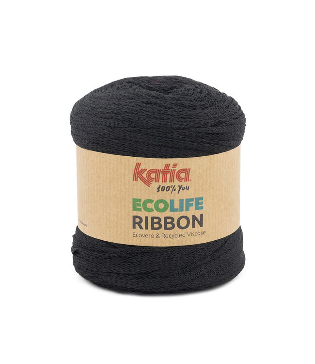 Katia Ecolife Ribbon - 103 - Zwart