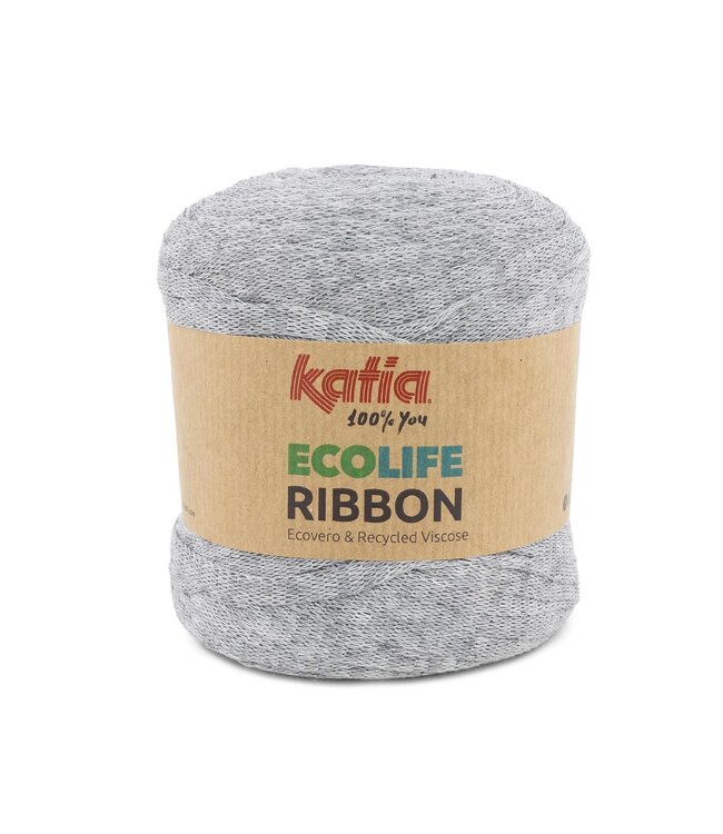 Katia Ecolife Ribbon - 101 - Licht grijs