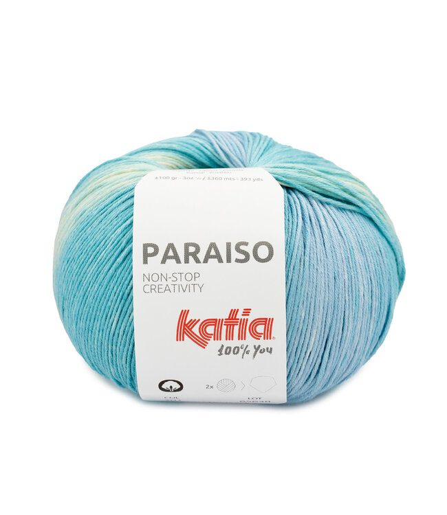 Katia Paraiso - 201 - Licht hemelsblauw-Geel-Licht groen