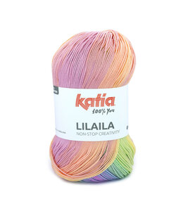 Katia Lilaila - 50 - Licht lila-Pastel geel-Lichtroze-Pastel blauw