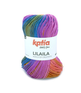 Katia Lilaila - 53 - Telemagenta-Kauwgom roze-Lila-Goudgeel
