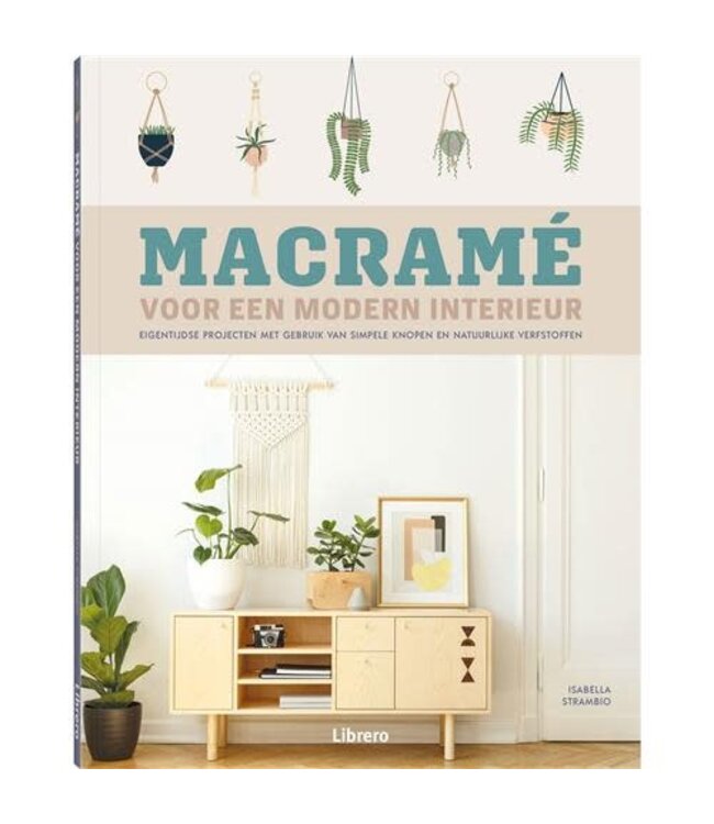 Boek Macramé voor een modern interieur.
