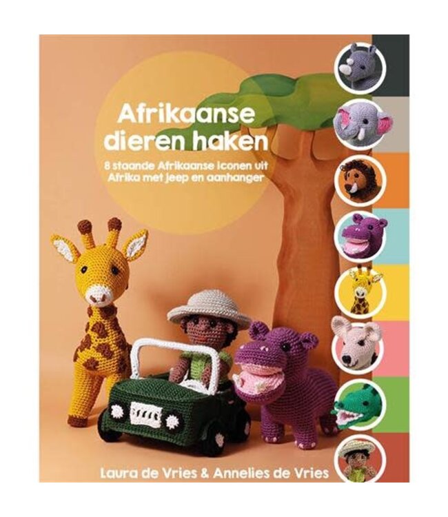 Boek Afrikaanse dieren haken.