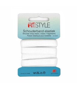 Schouderband elastiek wit