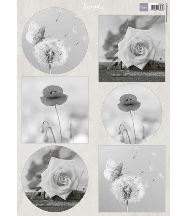 Marianne design Decoupage Serenity Flowers