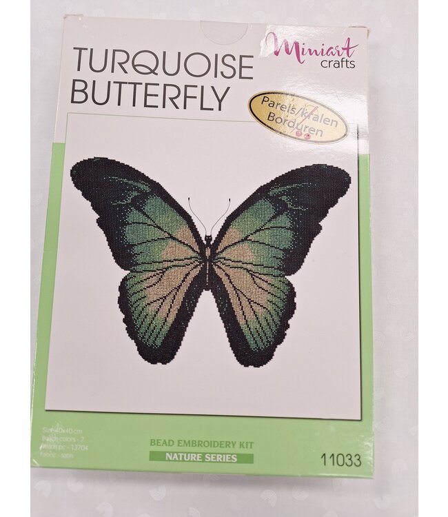 Miniart crafts Turquoise Butterfly