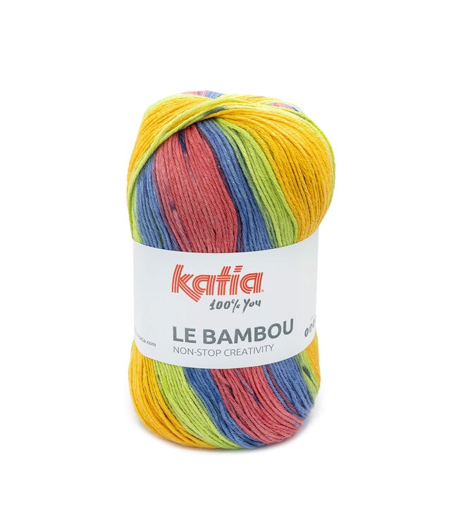 Katia Le Bambou - 103 - Geel-Aardbeirood-Groen-Blauw