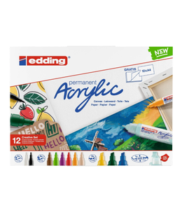 Edding Acrylic Marker starter set Basic 12 ST