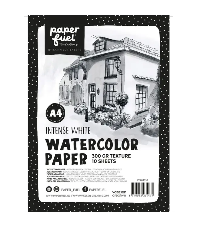 Paper fuel Aquarelpapier Texture 300gr A4