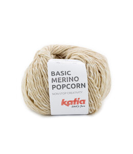 Katia Basic merino Popcorn -   105 - Beige-Wit