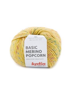 Katia Basic merino Popcorn  203 - Geel-Meerkleurig