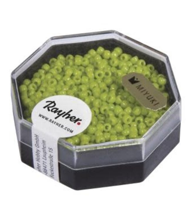 Rayher Premium rocailles 2.2mm appelgroen